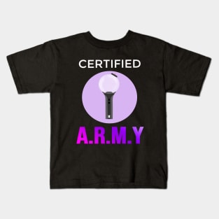 Certified A.R.M.Y Kids T-Shirt